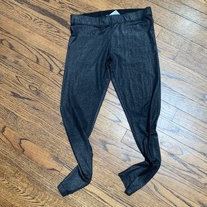 Max studio sparkle black leggings